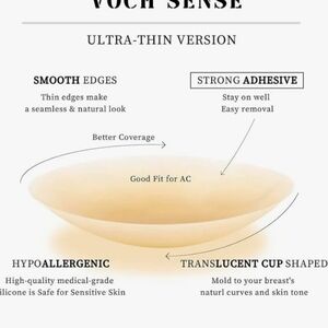 Voch Gala Ultra-Thin Nipple Covers/ Inserts With Portable Storage Box